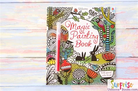 Tap into your inner artist with Usborne's magic painting book.